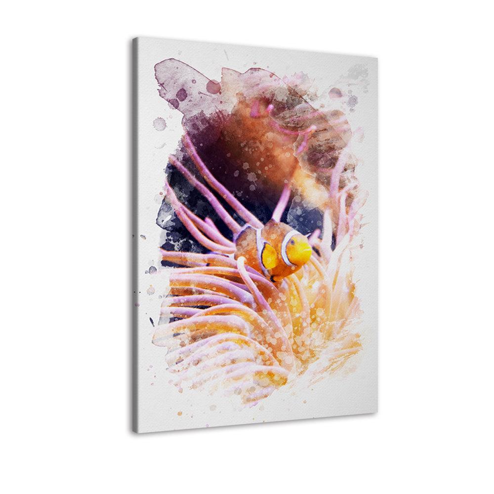 The Clownfish 1 Piece HD Multi Panel Canvas Wall Art Frame-Original Frame