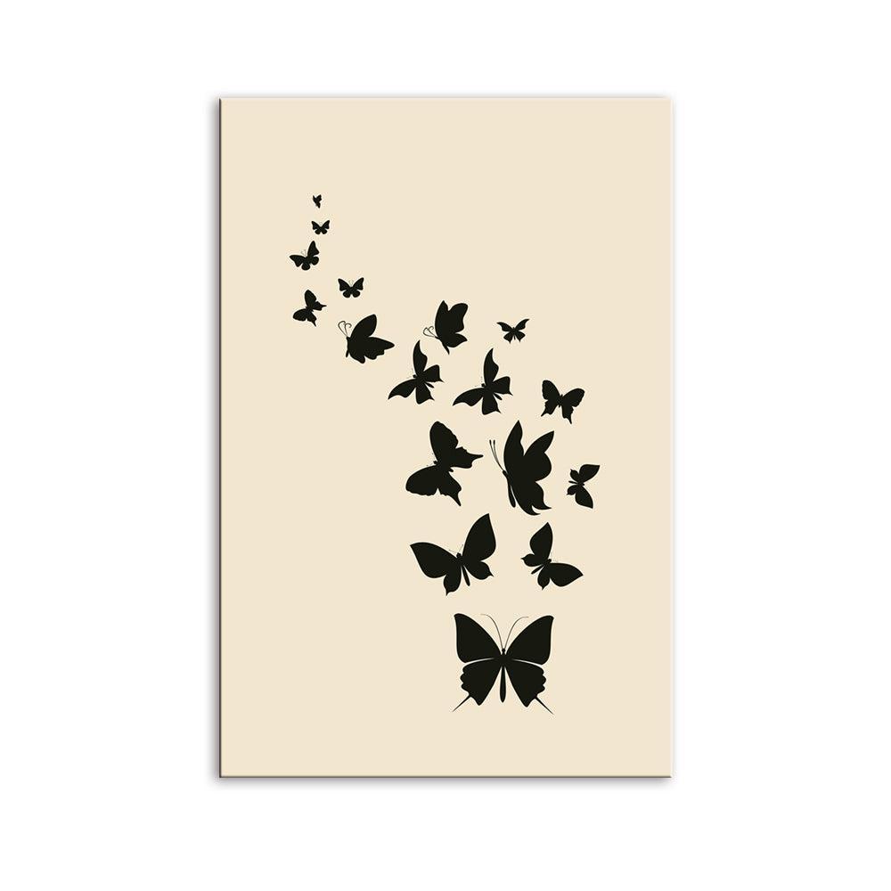 The Butterfly Team 1 Piece HD Multi Panel Canvas Wall Art Frame-Original Frame