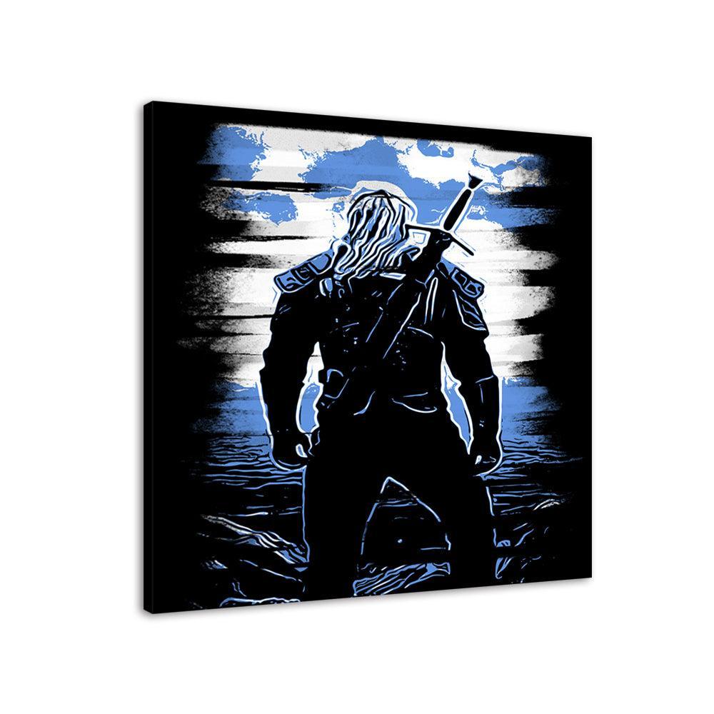 The Warrior´s Sword 1 Piece HD Multi Panel Canvas Wall Art Frame-Original Frame