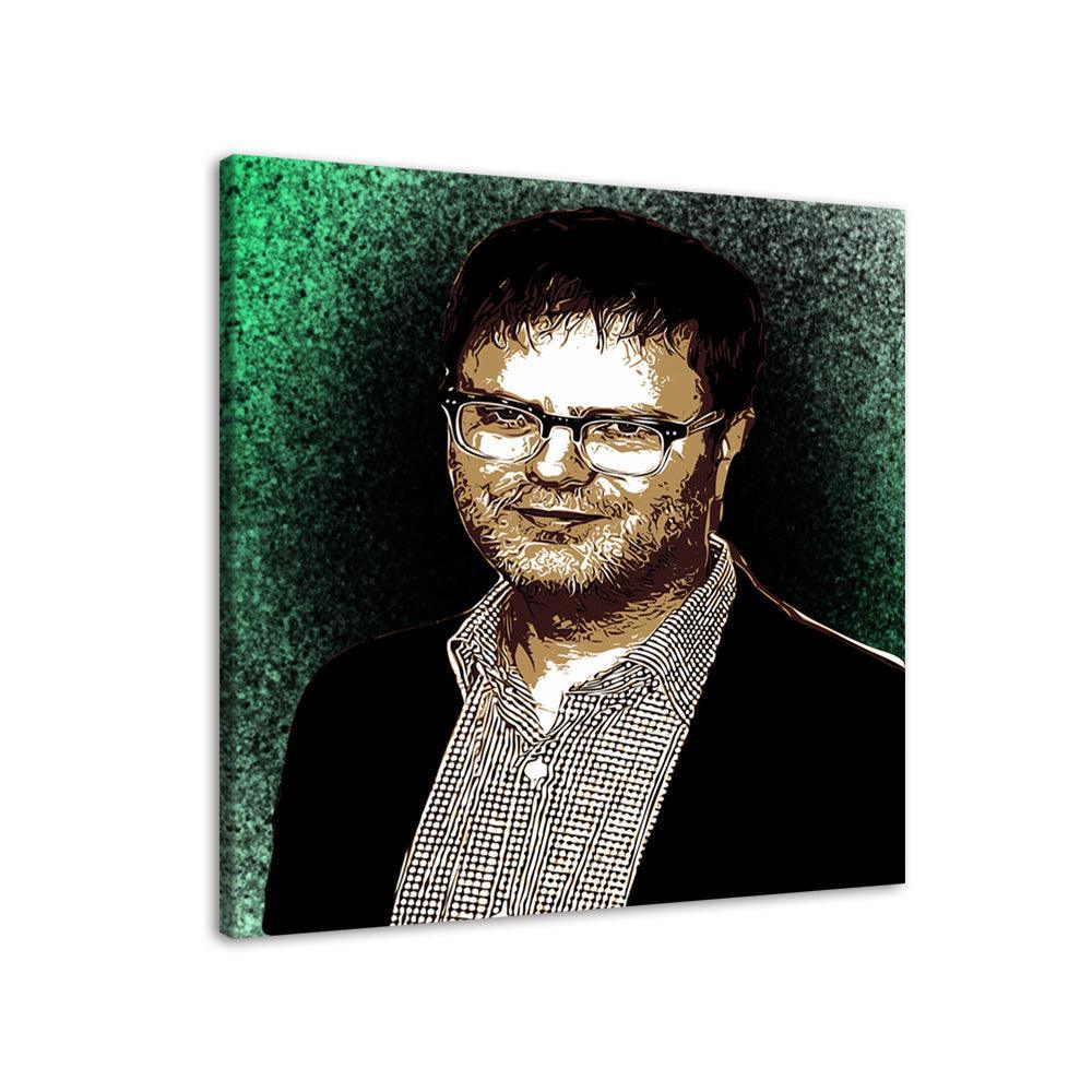 Rainn Wilson 1 Piece HD Multi Panel Canvas Wall Art-Original Frame