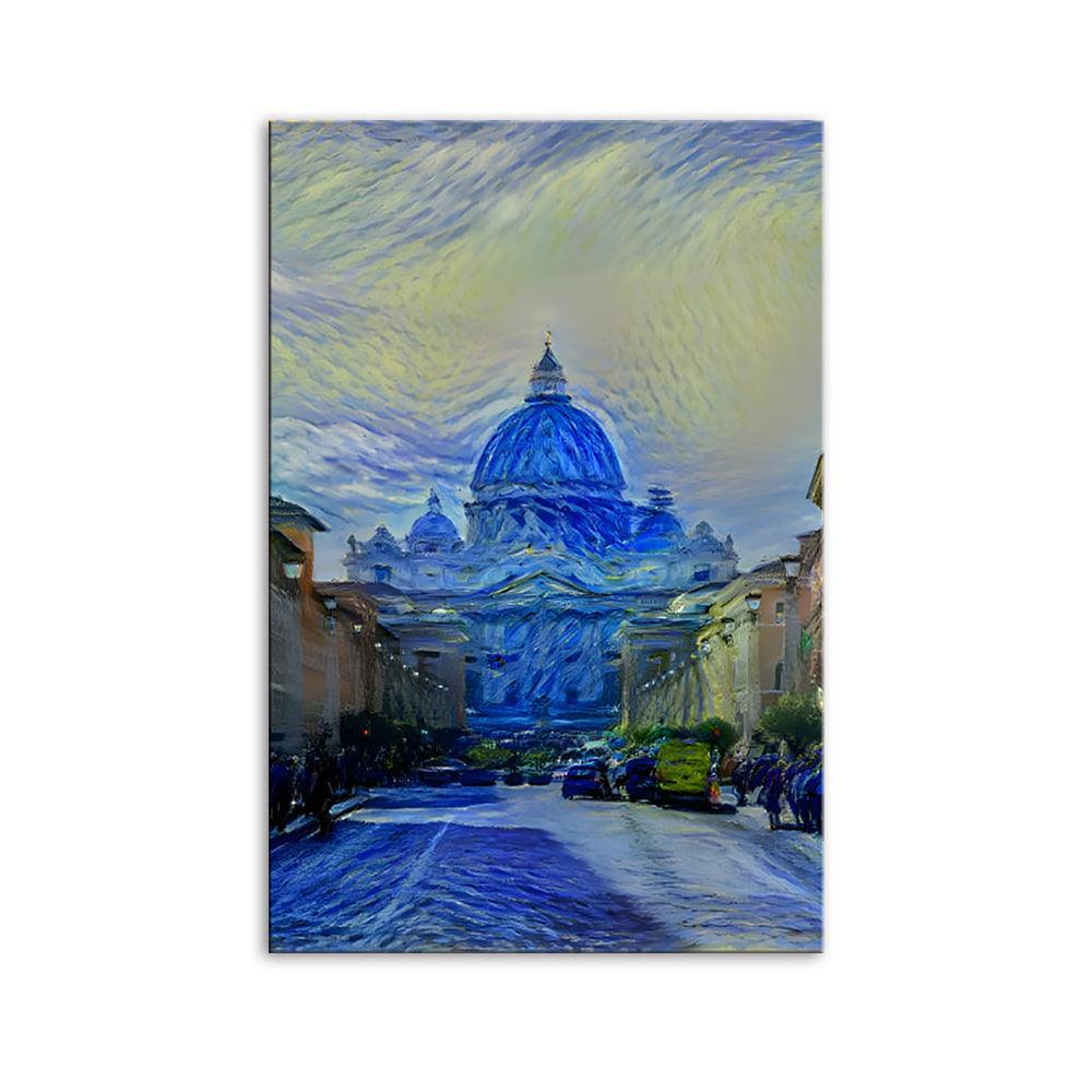 Abstract Washington 1 Piece HD Multi Panel Canvas Wall Art Frame-Original Frame