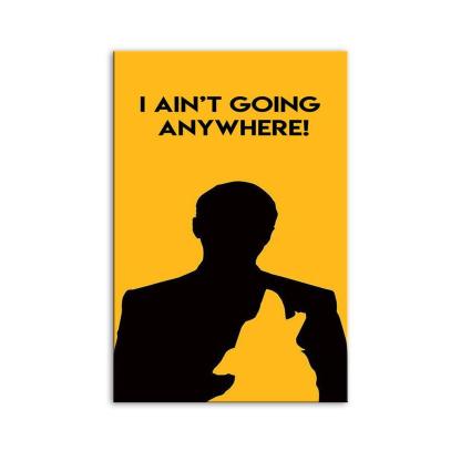 Quote From The Wolf Of Wall Street 1 Piece HD Multi Panel Canvas Wall Art-Original Frame