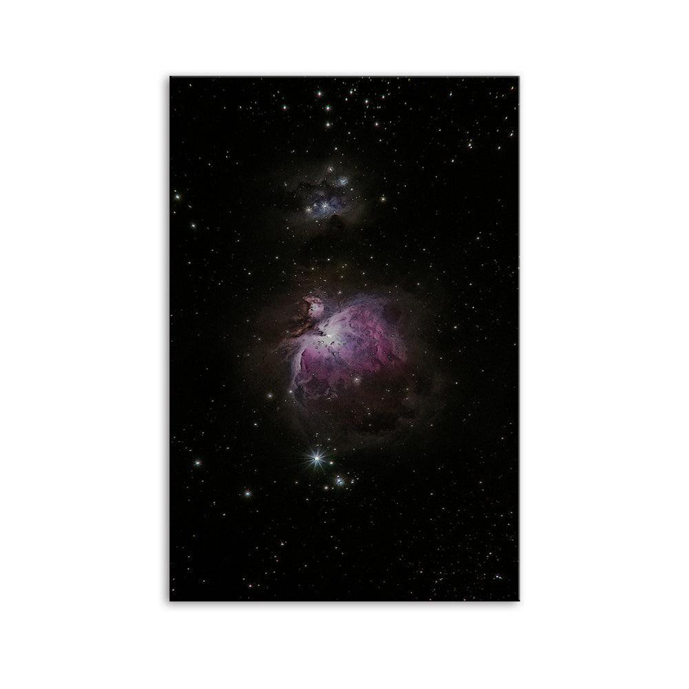 Purple Sky Night 1 Piece HD Multi Panel Canvas Wall Art-Original Frame