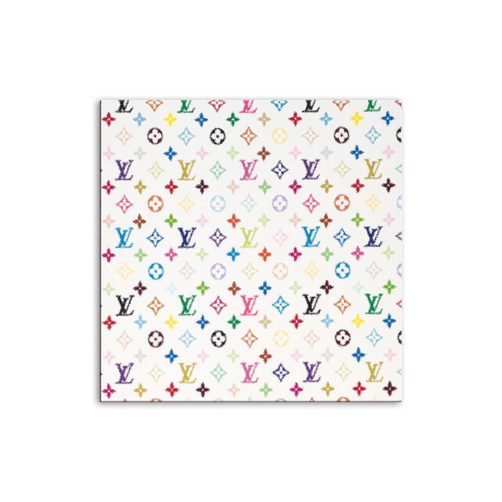 Louis Vuitton Colorful Collage 1 Piece HD Multi Panel Canvas Wall Art Frame-Original Frame