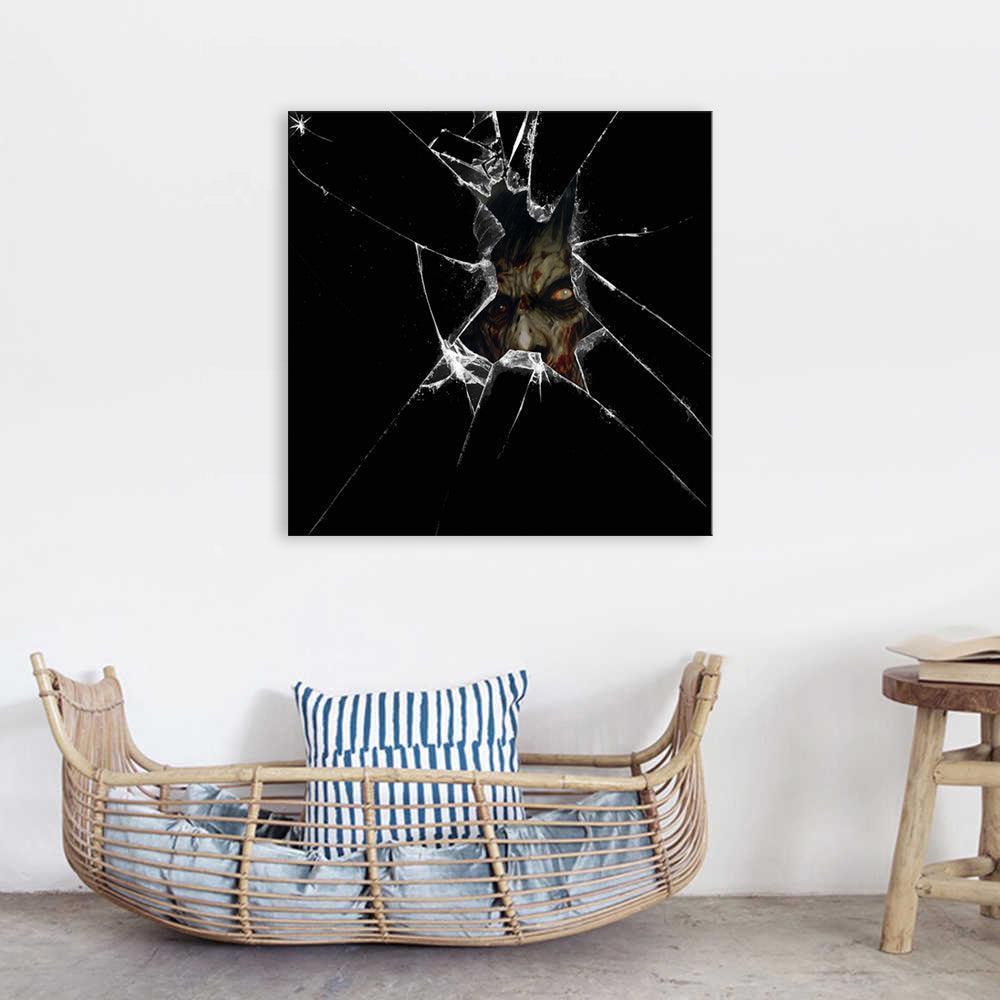 The Walking Dead Zombie 1 Piece HD Multi Panel Canvas Wall Art Frame-Original Frame