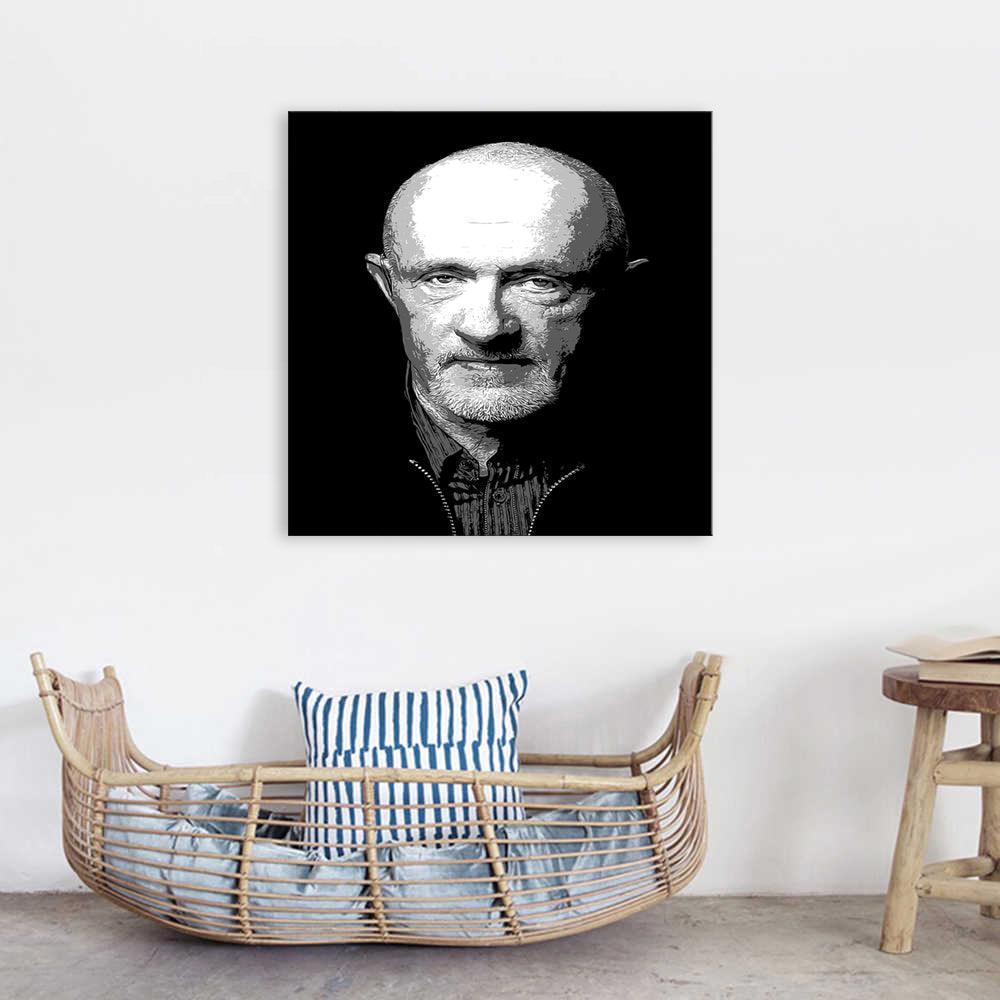 Mike Ehrmantraut 1 Piece HD Multi Panel Canvas Wall Art Frame-Original Frame