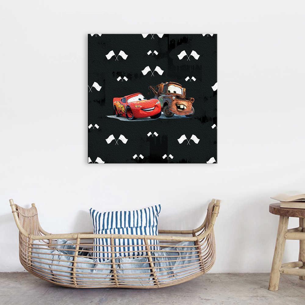 Cars 1 Piece HD Multi Panel Canvas Wall Art Frame-Original Frame