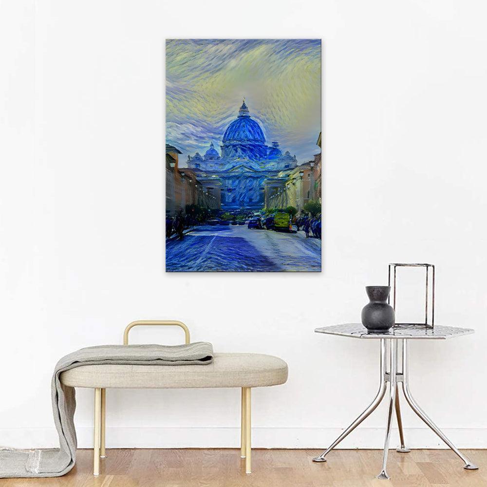 Abstract Washington 1 Piece HD Multi Panel Canvas Wall Art Frame-Original Frame
