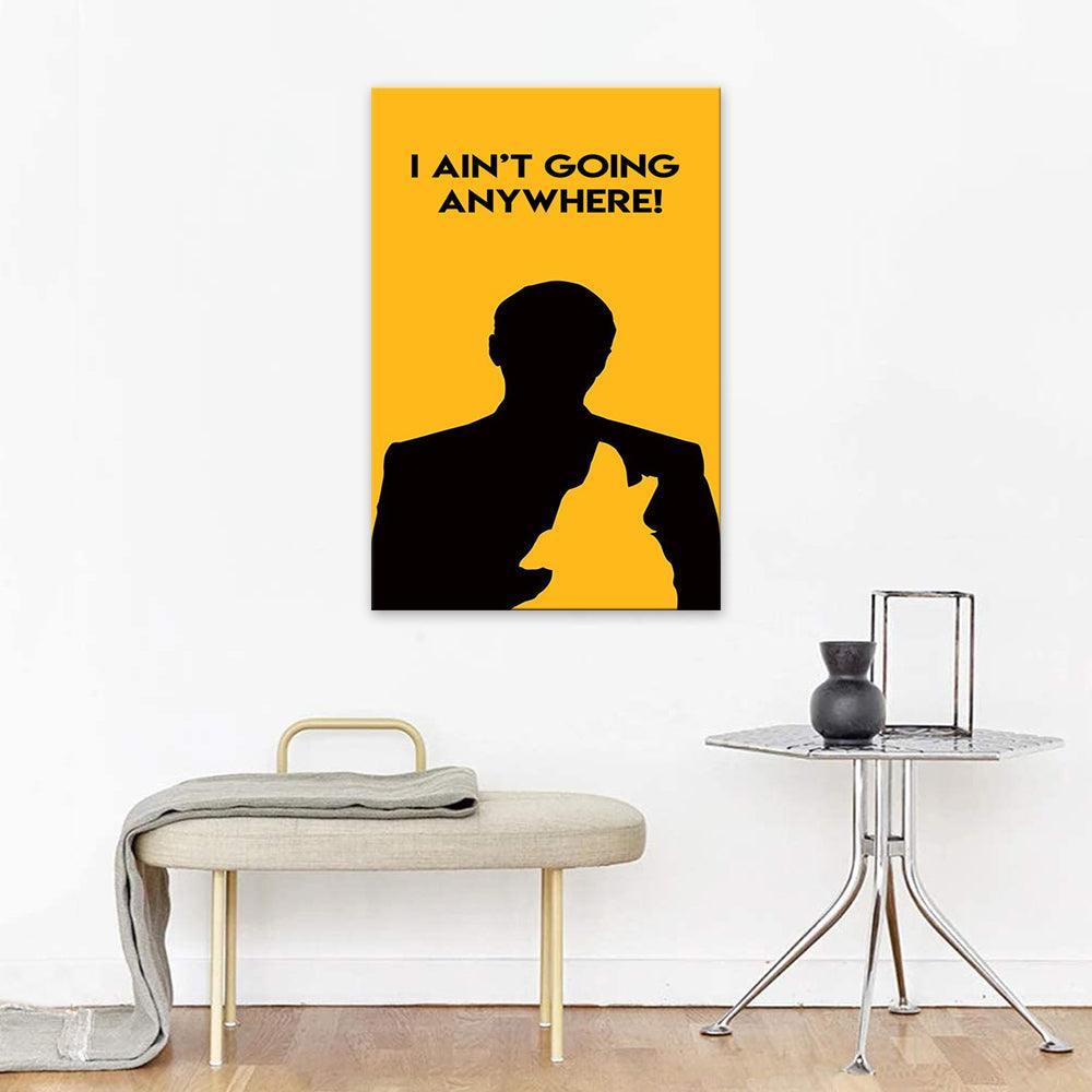 Quote From The Wolf Of Wall Street 1 Piece HD Multi Panel Canvas Wall Art-Original Frame