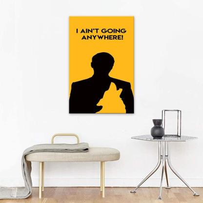 Quote From The Wolf Of Wall Street 1 Piece HD Multi Panel Canvas Wall Art-Original Frame