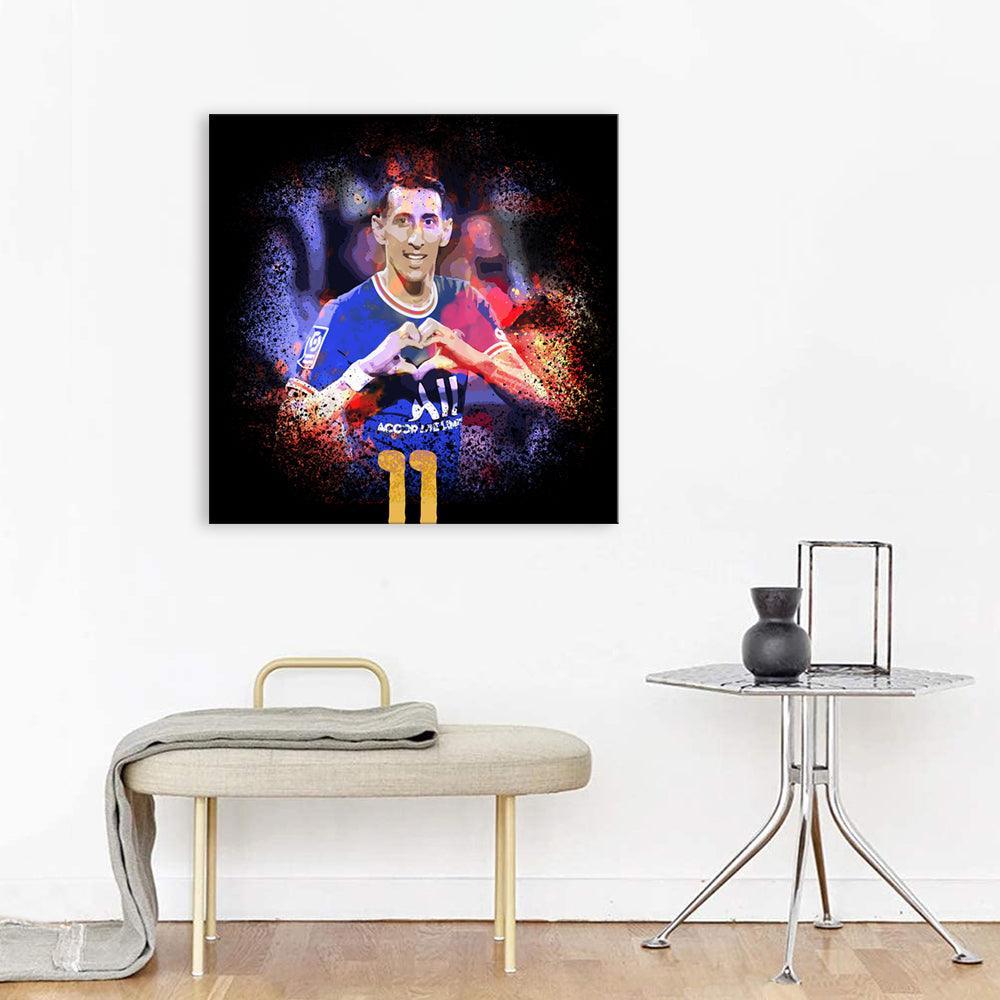 Angel Di Maria 1 Piece HD Multi Panel Canvas Wall Art Frame-Original Frame