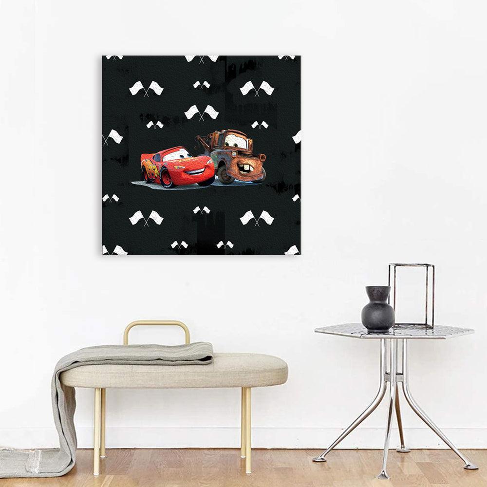 Cars 1 Piece HD Multi Panel Canvas Wall Art Frame-Original Frame