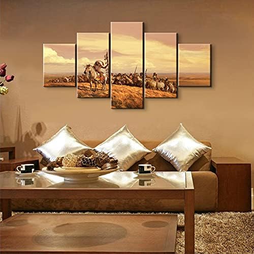5 Piece Canvas Wall Art For Home And Office Decor