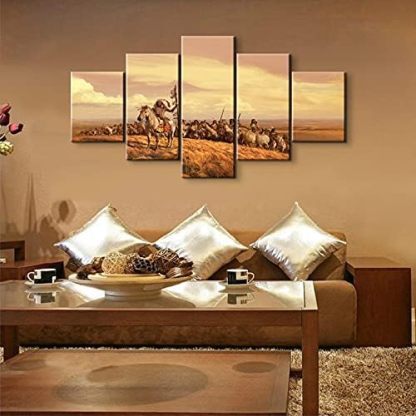 5 Piece Canvas Wall Art For Home And Office Decor