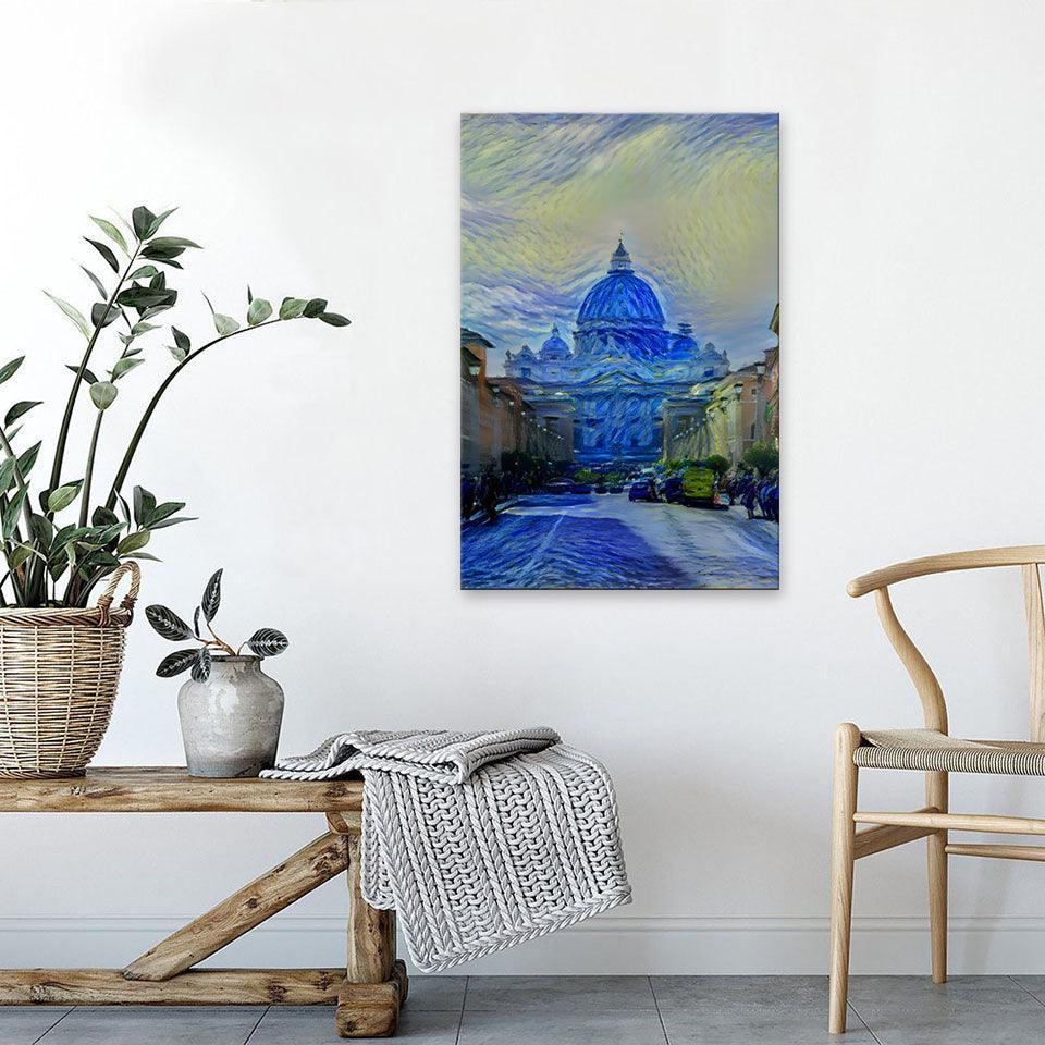 Abstract Washington 1 Piece HD Multi Panel Canvas Wall Art Frame-Original Frame