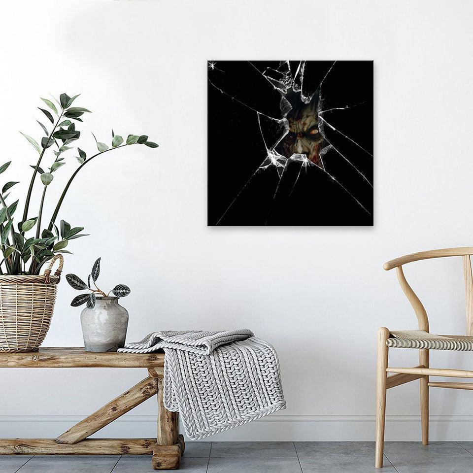 The Walking Dead Zombie 1 Piece HD Multi Panel Canvas Wall Art Frame-Original Frame