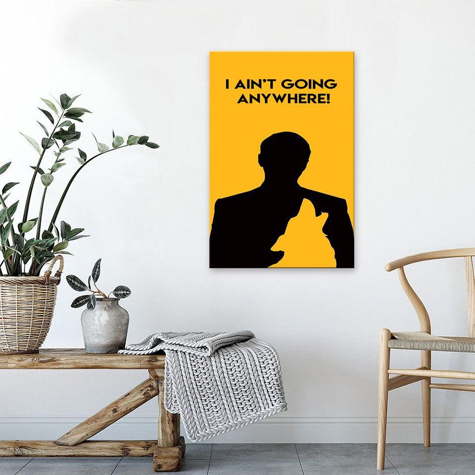 Quote From The Wolf Of Wall Street 1 Piece HD Multi Panel Canvas Wall Art-Original Frame