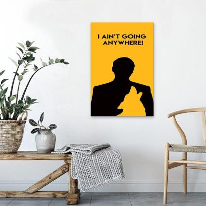 Quote From The Wolf Of Wall Street 1 Piece HD Multi Panel Canvas Wall Art-Original Frame