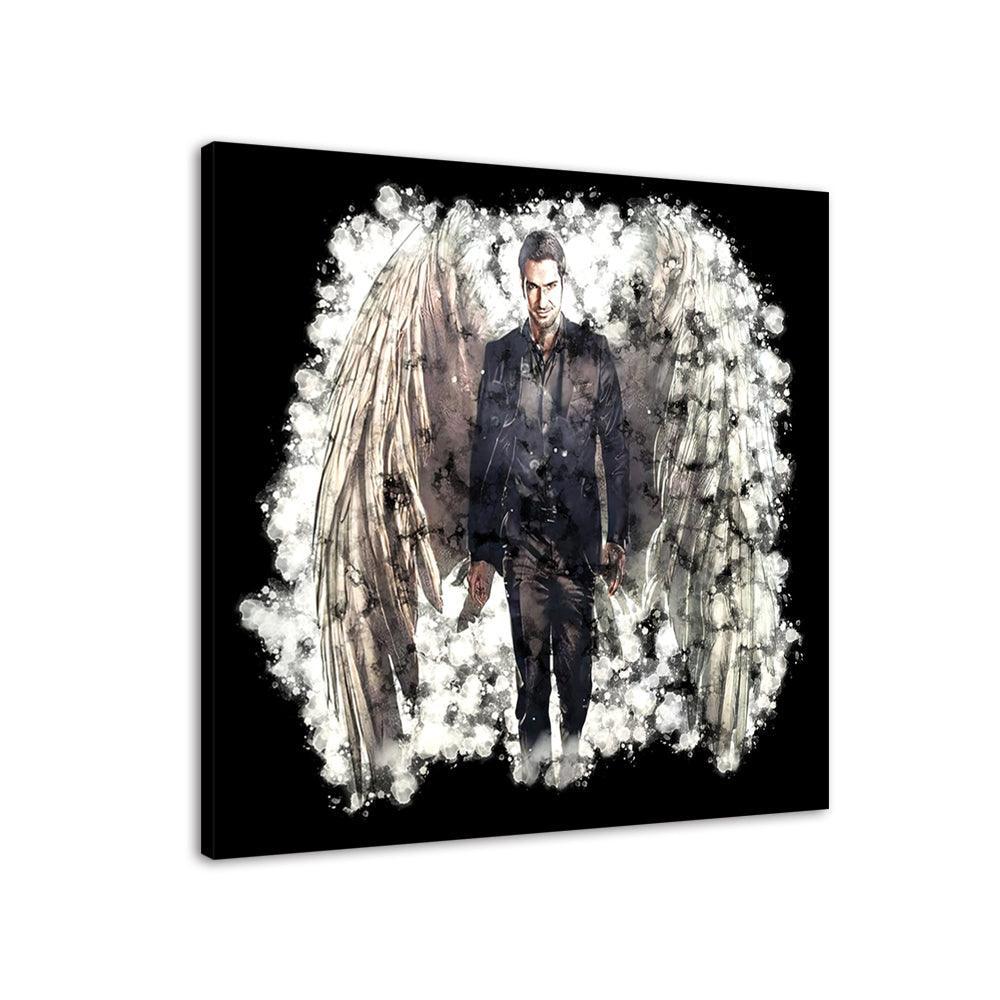 Lucifer 1 Piece HD Multi Panel Canvas Wall Art Frame-Original Frame