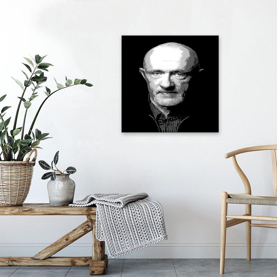 Mike Ehrmantraut 1 Piece HD Multi Panel Canvas Wall Art Frame-Original Frame