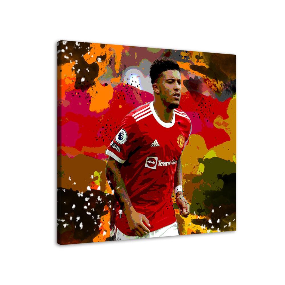 Jadon Sancho 1 Piece HD Multi Panel Canvas Wall Art Frame-Original Frame