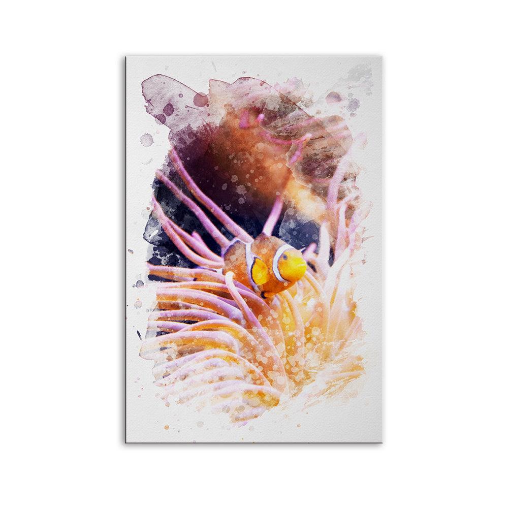 The Clownfish 1 Piece HD Multi Panel Canvas Wall Art Frame-Original Frame