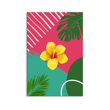 The Abstract Summer Orchid 1 Piece HD Multi Panel Canvas Wall Art Frame-Original Frame
