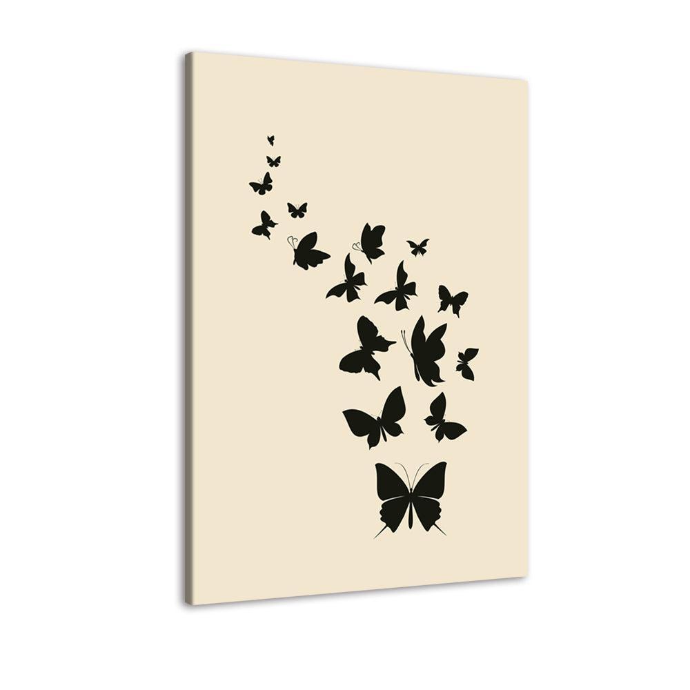 The Butterfly Team 1 Piece HD Multi Panel Canvas Wall Art Frame-Original Frame