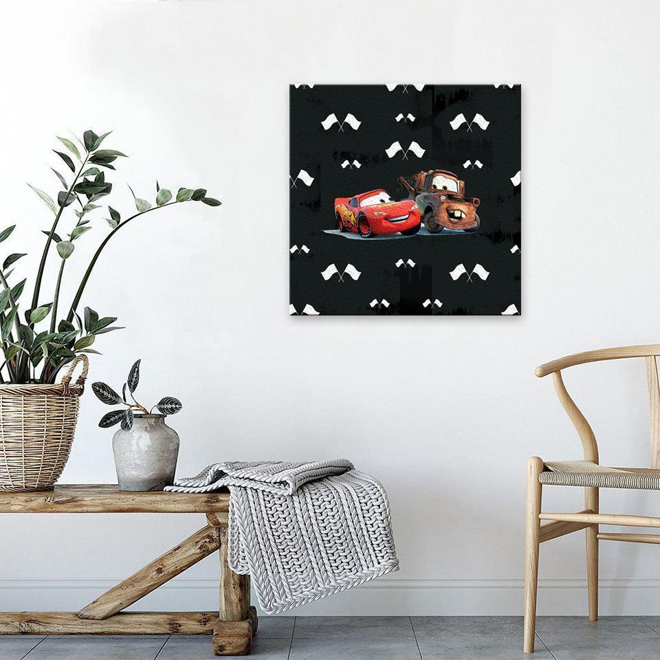 Cars 1 Piece HD Multi Panel Canvas Wall Art Frame-Original Frame