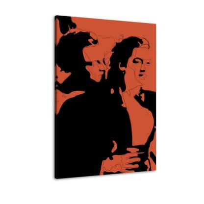 Red Sunset Scene Titanic 1 Piece HD Multi Panel Canvas Wall Art Frame-Original Frame