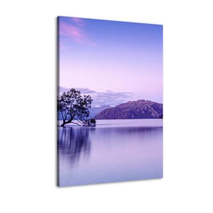 The Purple Mountains 1 Piece HD Multi Panel Canvas Wall Art Frame-Original Frame