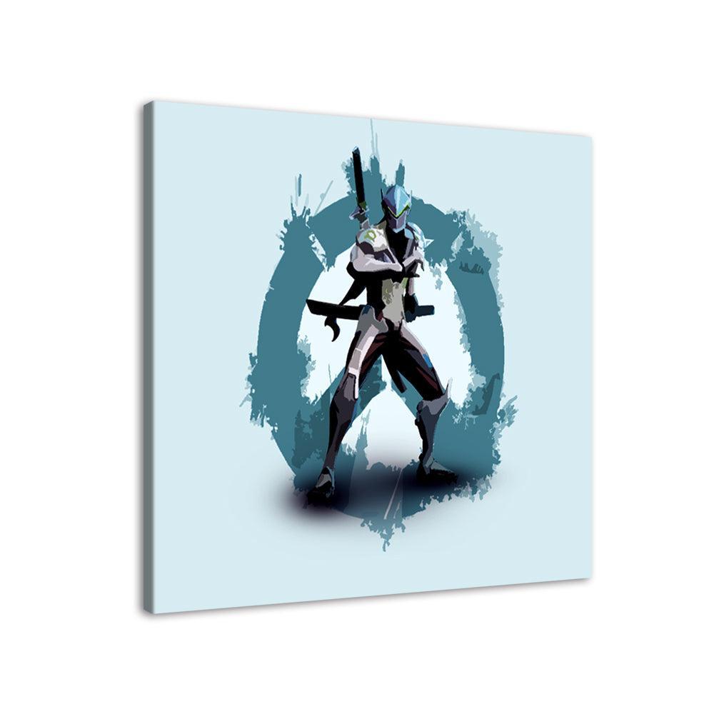 The White Alien 1 Piece HD Multi Panel Canvas Wall Art Frame-Original Frame