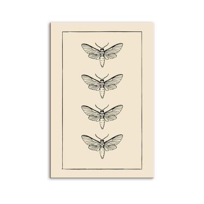The Butterfly Collection 1 Piece HD Multi Panel Canvas Wall Art Frame-Original Frame