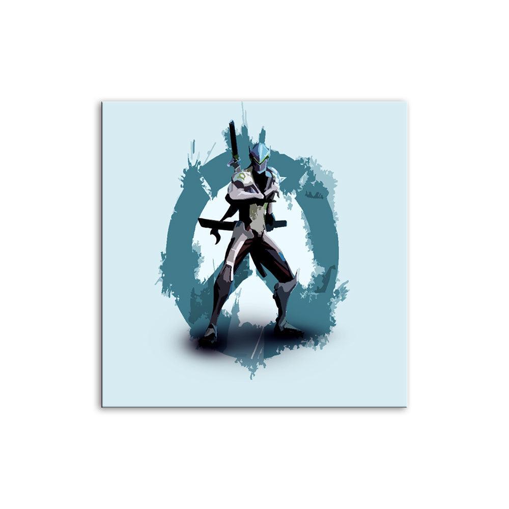 The White Alien 1 Piece HD Multi Panel Canvas Wall Art Frame-Original Frame