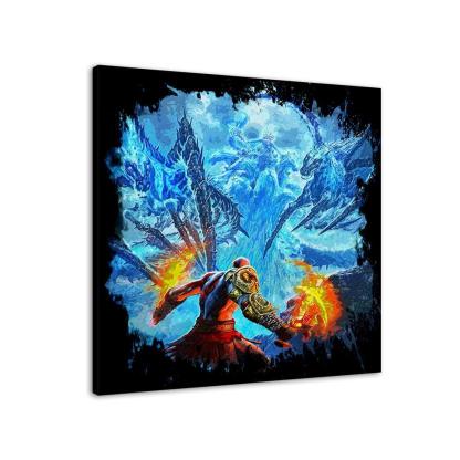 The Fire Fighter 1 Piece HD Multi Panel Canvas Wall Art Frame-Original Frame