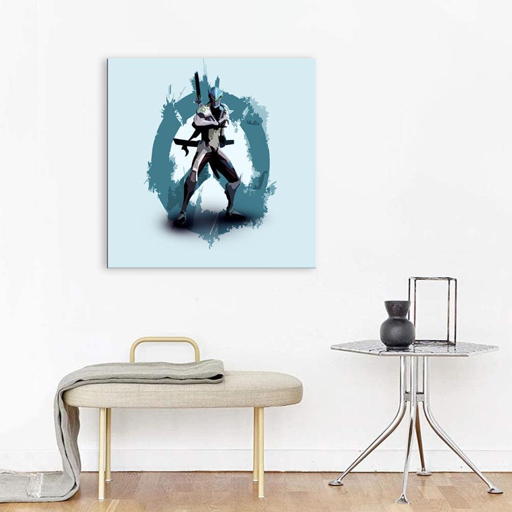 The White Alien 1 Piece HD Multi Panel Canvas Wall Art Frame-Original Frame