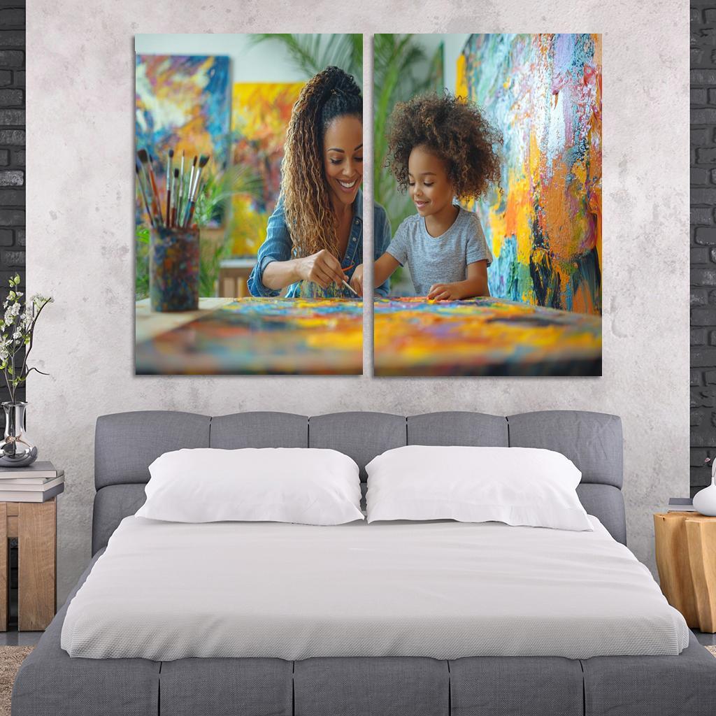 The Art Of Nurturing A Mothers Gentle Care One-piece Frames