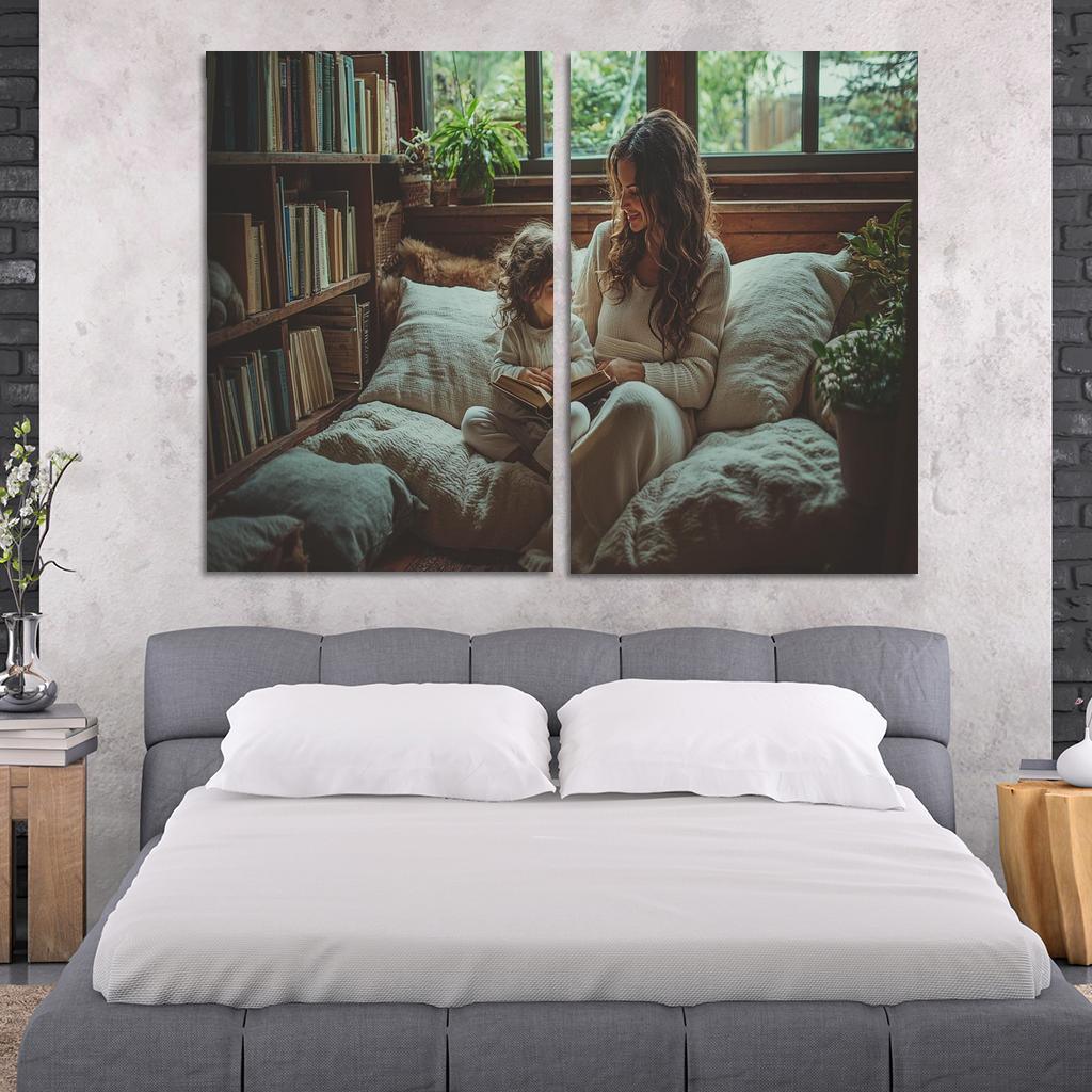 The Gentle Whisper Of Love A Mothers Voice Canvas Paintings Frame