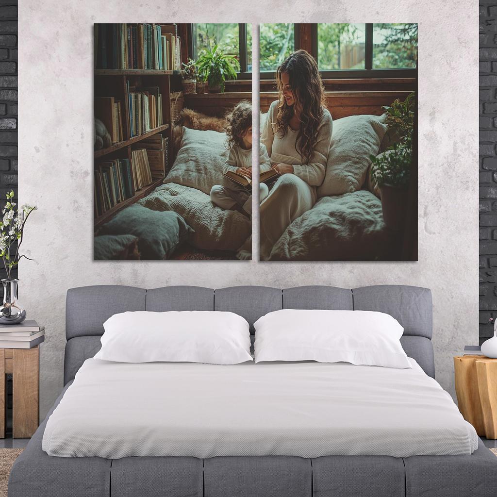 The Gentle Whisper Of Love A Mothers Voice Canvas Paintings Frame