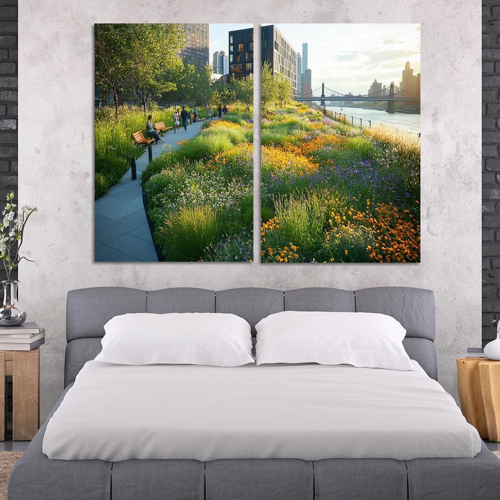 The High Line Abstract Paintings Frame