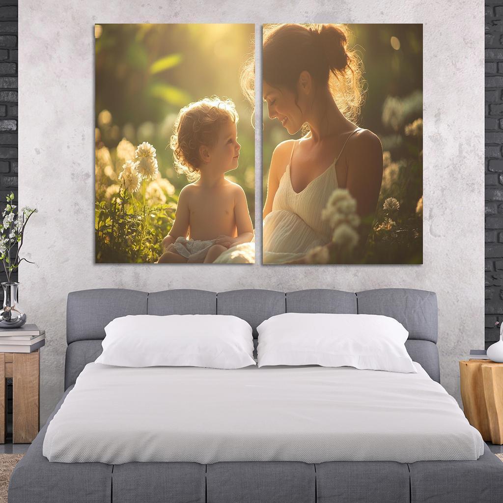 A Heartfelt Connection The Unspoken Bond Of Love Canvas Paintings Frame