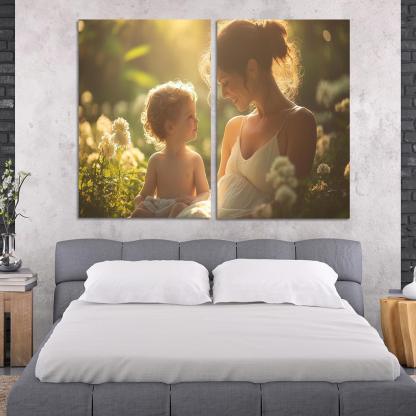 A Heartfelt Connection The Unspoken Bond Of Love Canvas Paintings Frame