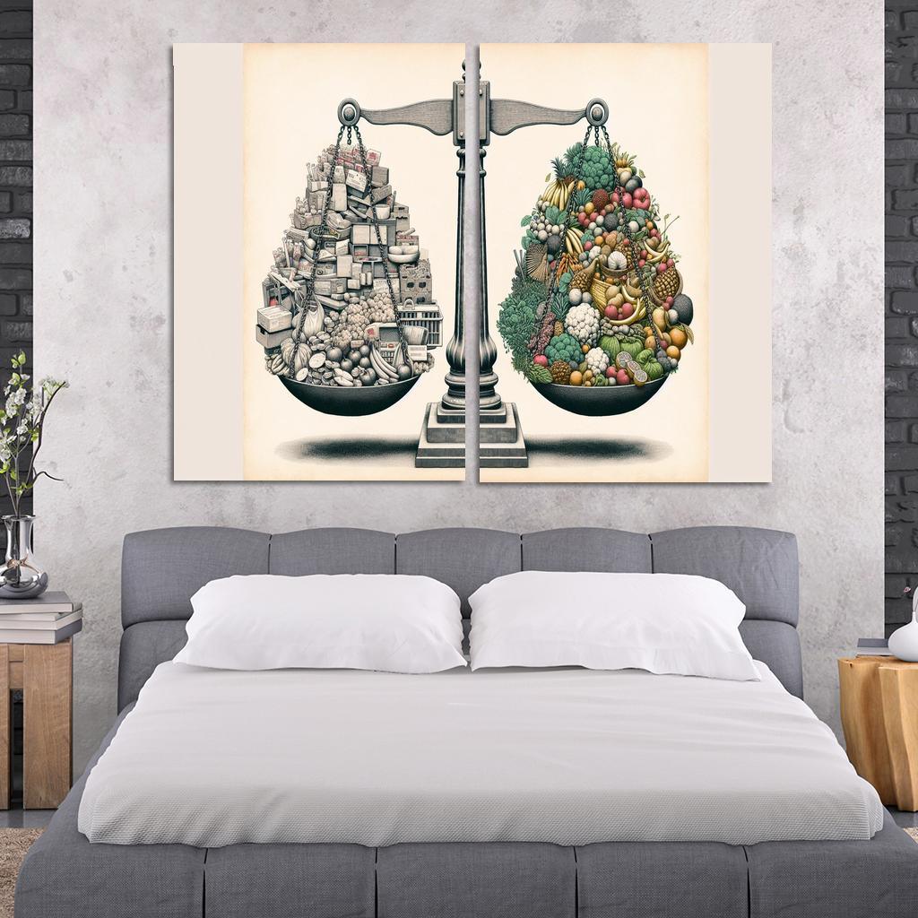 The Price Of Progress The Cost Of Consumerism Custom Paintings Frame