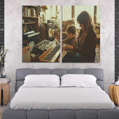 Songs Of The Heart A Mothers Melodic Influence Canvas Paintings Frame
