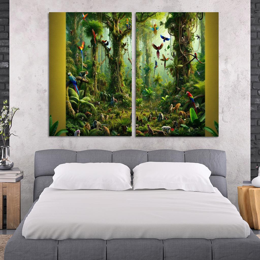 Nature's Voices Advocating For Biodiversity Custom Paintings Frame