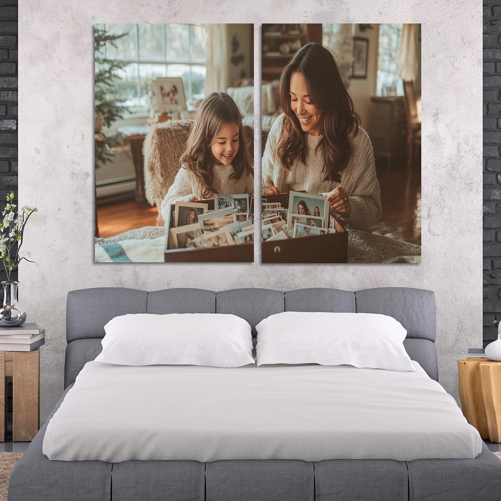 Moments Of Connection A Mothers Heartbeat Custom Paintings Frame