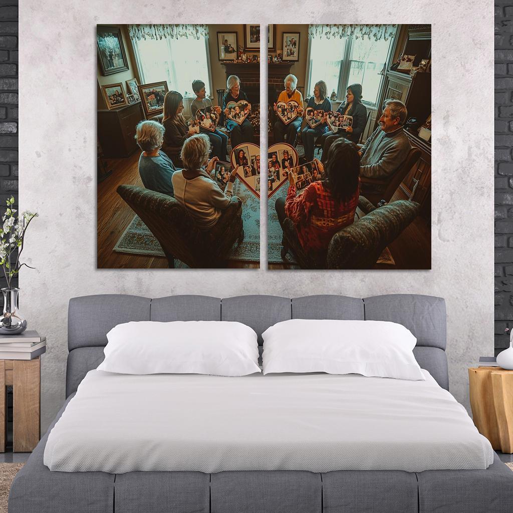 Heartstrings Of Love Connecting Through Memories One-piece Frames