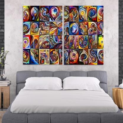 Palette Of Emotion Premium Artwork Frames