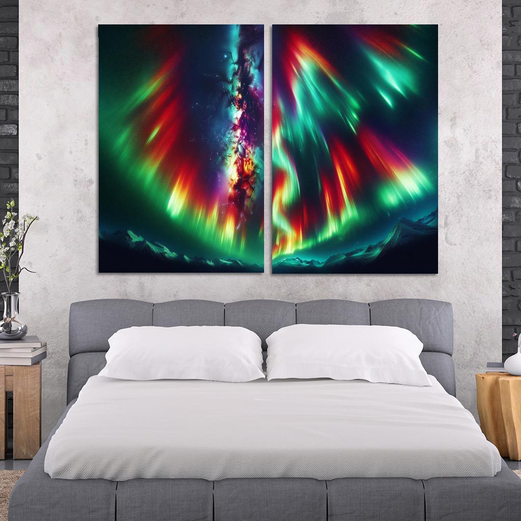 The Dance Of The Solar Wind And Magnetic Fields Abstract Paintings Frame