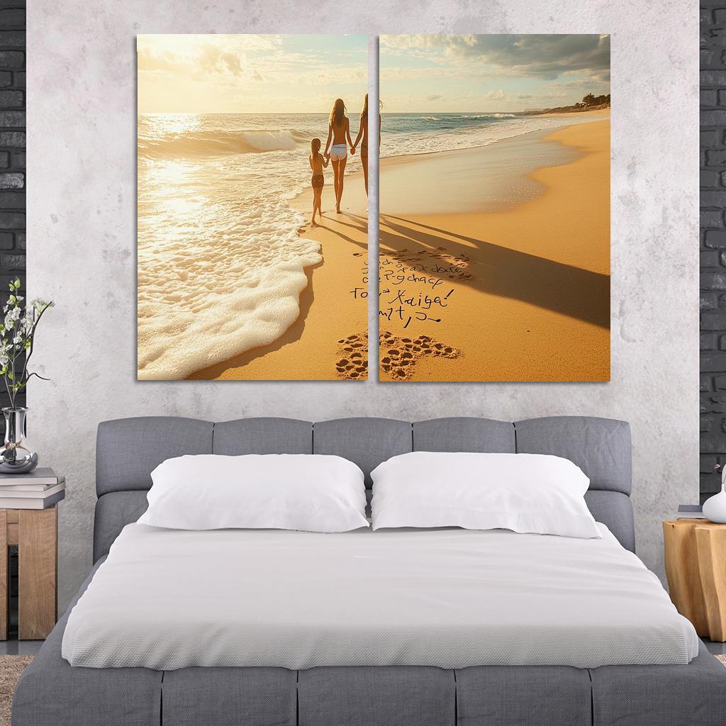 Footprints In The Sand A Mothers Journey One-piece Frames
